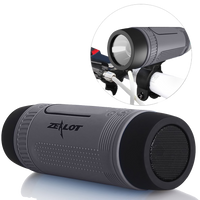 The Ultimate Outdoor Portable Speaker with LED Flashlight & Powerbank